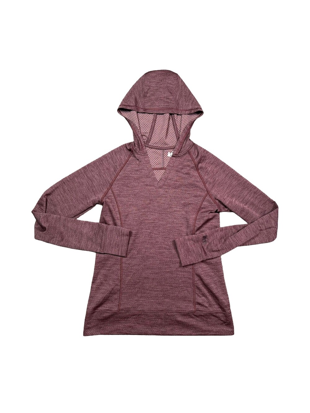 REI Co-op Womens Small Lightweight Hoodie Mauve Heather Pullover Hiking Athletic